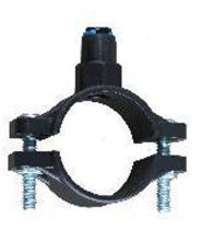 Realgoal Drain Saddle Valve with 1/4 Inch Tube by Tube OD 40mm Quick Connect Push Fittings for RO Water Reverse Osmosis Pure Filter System