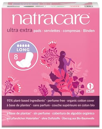Natracare Ultra Extra Binden aus Bio-Baumwolle 8 lang