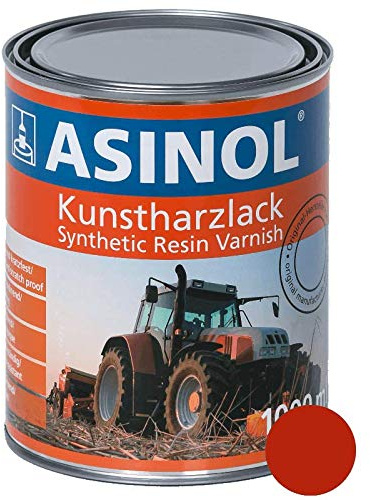 ASINOL Niemeyer rot 1.000 ml Kunstharzlack Farbe Lack 1l Liter Dose