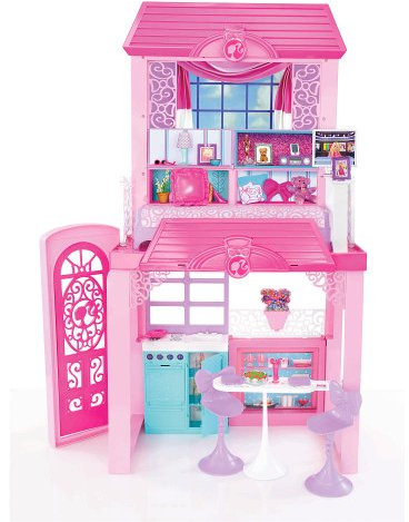 Barbie Mattel X7945 Design-Ferienhaus (neues Stecksystem-Spielkonzept)