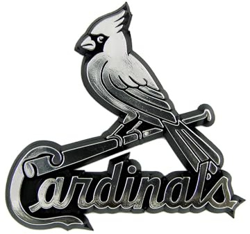 FANMATS MLB - St. Louis Cardinals Molded Chrome Emblem