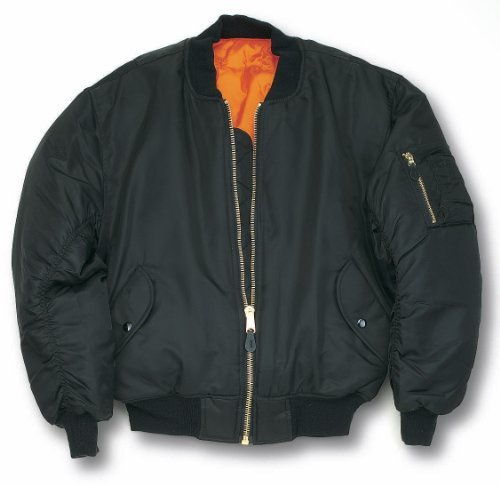 Delta Classic MA-1 Bomber Flight Jacket Black (M)