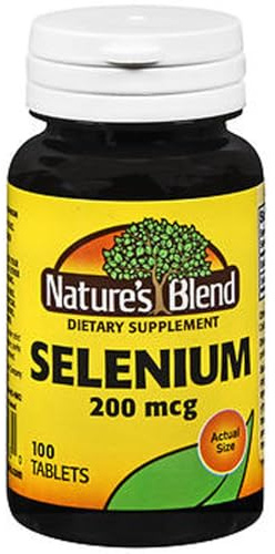 Nature's Blend Selenium 200 mcg 100 Tablets
