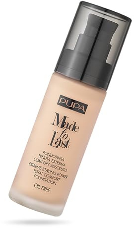 Pupa Made To Last Foundation 040 Medium Beige, 30 ml