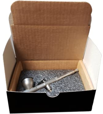 Velocity Gravity Feed Renegade Dual Action Airbrush .21mm, Silver Or Metal