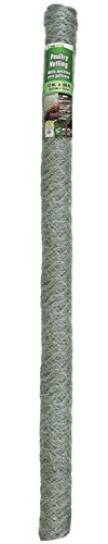 YARDGARD – 2 in. Twisted Mesh Wire Fence – 72 in. x 50 ft. 20‑Gauge Galvanized Steel – For Poultry Netting | Bird Enclosures | Rabbit Fencing | Garden Protection