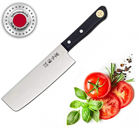 Couteau de cuisine nakiri, Japon, inoxydable, lame de 160 mm