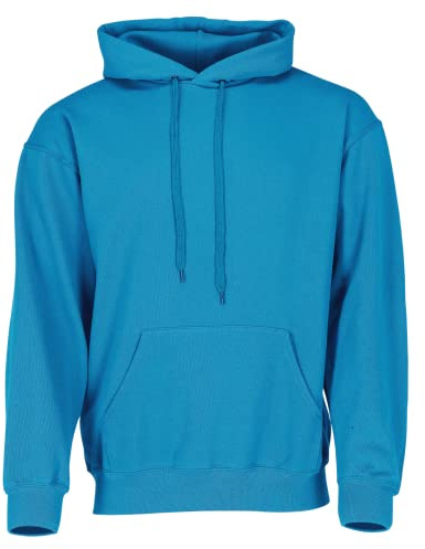 Fruit of the Loom Mens Hooded Sweatshirt/Hoodie (2XL) (Azure Blue)