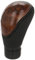 Carpriss 72512774 Leder Schaltknauf – Holz