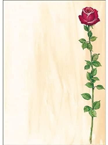 SIGEL DP695 Writing paper Rose Bloom, A4, 90 gsm, 25 sheets