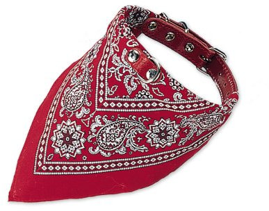 Nobby Halsband mit Tuch, rot L: 45 cm, 1 Stück