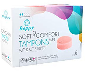 Beppy Soft tampons, Soft tampons, Schwamm tampon, Perioden Schwamm, Tampons Schwimmen, Tampons für schwimmen, Soft tampon, Soft tampons normal, feucht, für mehr Freiheiten, 8 Stück