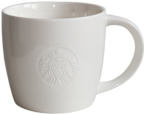 STARBUCKS 11017135 Coffee Mug White Coffee Mug Collectors Grande Classic White 16 Oz