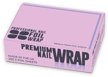 Procare Nail Wraps (Pack of 200) - Nail Foils for Removal of Gel & Acrylic Nails. Simple & Effective Foil Wraps for Gel Removing, Use with Removal Pads & Solution.
