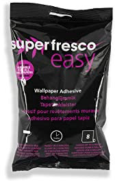 Superfresco Easy Wallpaper Paste Kit - Hangs up to 8 rolls - Includes: Paste Roller Tray Plum Line & Smoother