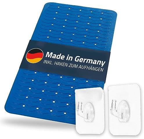 Ridder 683030-350 - Tappetino per vasca da bagno Playa, 38 x 80 cm, colore: Blu elettrico