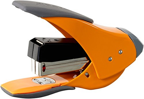 Rexel Easy Touch 20 Quarter Strip Stapler 18mm Throat Depth Orange (20 Sheet Staple Capacity)