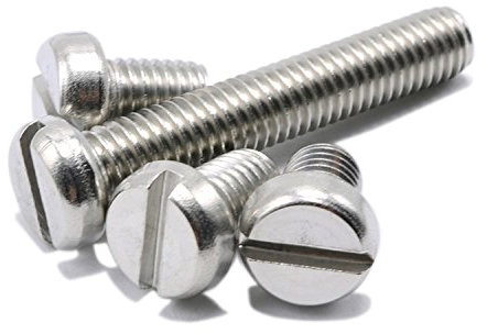 M3x16mm Slotted Cheese Head Machine Screws,Stainless Steel,Pack 100