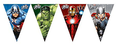 Ghirlanda Bandierine Avengers