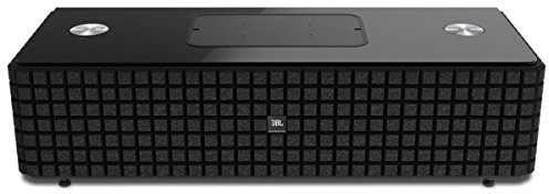 JBL Authentics L8 Sistema Altoparlante Home a 2 Vie con Bluetooth/NFC/Wi-Fi, Airplay e Spotify Connect, Compatibile con Dispositivi iOS e Android, Nero