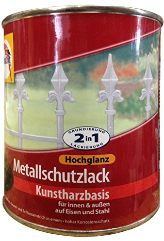 GlasuritMetallschutzlack Hochglanz - 0,75L (Braun)