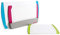 Neoflam 4-teiliges Kunststoff-Schneidebrett-Set plus Organizer mit Lebensmittel-Symbol, Mikroban-Schutz, extra groß, BPA-frei, Saftrille, rutschfest, spülmaschinenfest, mehrfarbig