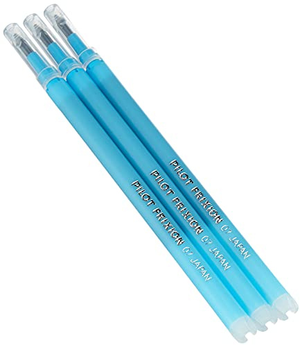 Pilot Pen 2261001F - Ersatzminen Tintenroller Frixion Ball, Stärke 0,7 mm, hellblau, radierbar, 3 Stück