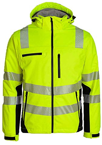 ASATEX Prevent Trendline Softshelljacke PTW-SP, gelb/schwarz, Gr. L
