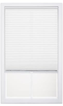 DEZ FURNISHINGS Cordless 1 Light Filtering Cellular Shade, 22W x 48H, White