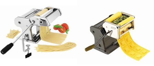 Ibili - Máquina para pasta fresca, 21,4 x 17,8 x 14 cm + accesorio de raviolis