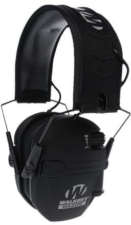 Walker's Razor Slim Electronic Muff, Black