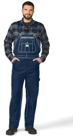Liberty Men's Rigid Denim Bib Overall, 36x34