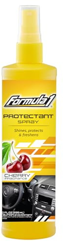 Formula 1 Interior Detailing Protectant Spray, Car Interior Cleaner with Lasting Cherry Fragrance and UV Protection, Safe for Vinyl, Rubber, Plastic, & Dashboard - 10oz.