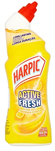 Harpic Active Fresh Toiler Cleaner Gel, Citrus Zest, Pack of 1