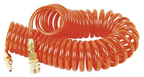 Manguera en espiral | Color Rojo | Longitud 15 m | Cofan 09000957 | Fabricado en Poliuterano