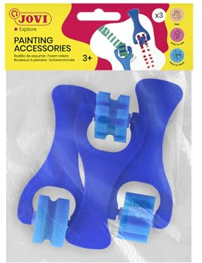 Jovi - Bolsa colgable, 3 rodillos pequeños de espuma, formas diversas (812) , color/modelo surtido