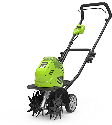 Greenworks G40TL Akku Gartenfräse, Rasenfräse mit Frontzinken, 25 cm Arbeitsbreite, 13 cm Frästiefe OHNE 40V Akku und Ladegerät, 3 Jahre Garantie