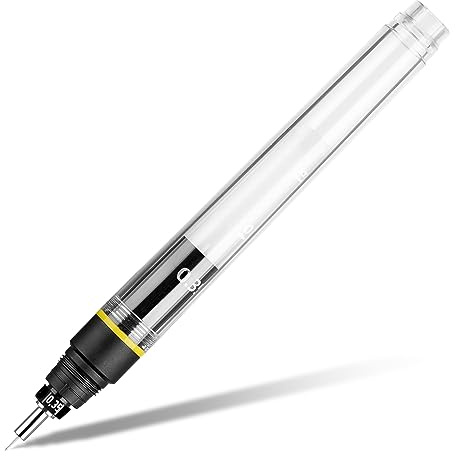Aristo AR63035 MG1 PRO bläckfyllare linjebredd 0,35 mm (förkromad ritspets för hög precision och hållbarhet, jämnt bläckflöde, lätt att fylla) transparent
