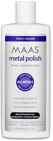 Maas Liquid Metal Polish, 8 Ounce, 236 Millilitre