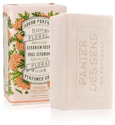 Panier des Sens, Savon délicat géranium rose 150 g