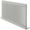 iBathUK Regency Horizontal Column Radiator, Double Panel Radiators, 600x1190mm Slim Radiator, Wall Mounted for Bathroom,Kitchen,Living Room- White