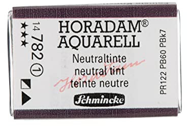 Schmincke – HORADAM® AQUARELL - feinste Künstler-Aquarellfarben, Neutraltinte - 1/1 Näpfchen
