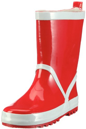 Playshoes Botas de Goma Unisex niños, Rojo, 26/27 EU