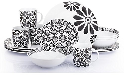 16 Piece Kira Floral Dinner Set
