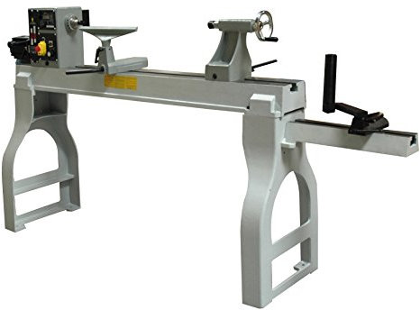 Leman TAB120 Tour à bois électronique 1200 mm avec piètement en fonte