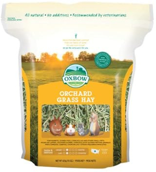 Oxbow Animal Health Orchard Grass - Rabbits, Guinea Pigs, Chinchilla, and Small Pets- 425g