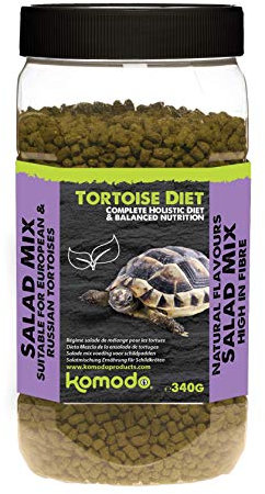 Komodo Complete Holistic Tortoise Diet, Salad Mix 340 g tub, may vary