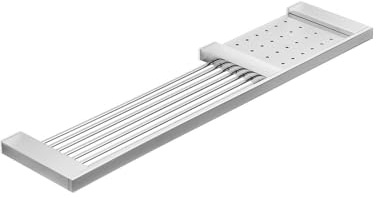 Inda A15510CR Divo Cestino Portaoggetti con Ripiano Asportabile, Accessori Doccia, Cromo