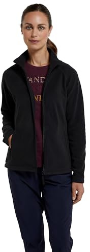 Mountain Warehouse Raso Womens Fleece with Full Zip Black 18