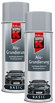 Kwasny Alu Grundierung Grau Haftgrund Spray 400Ml Spraydose Auto Metallgrund Metall 2X